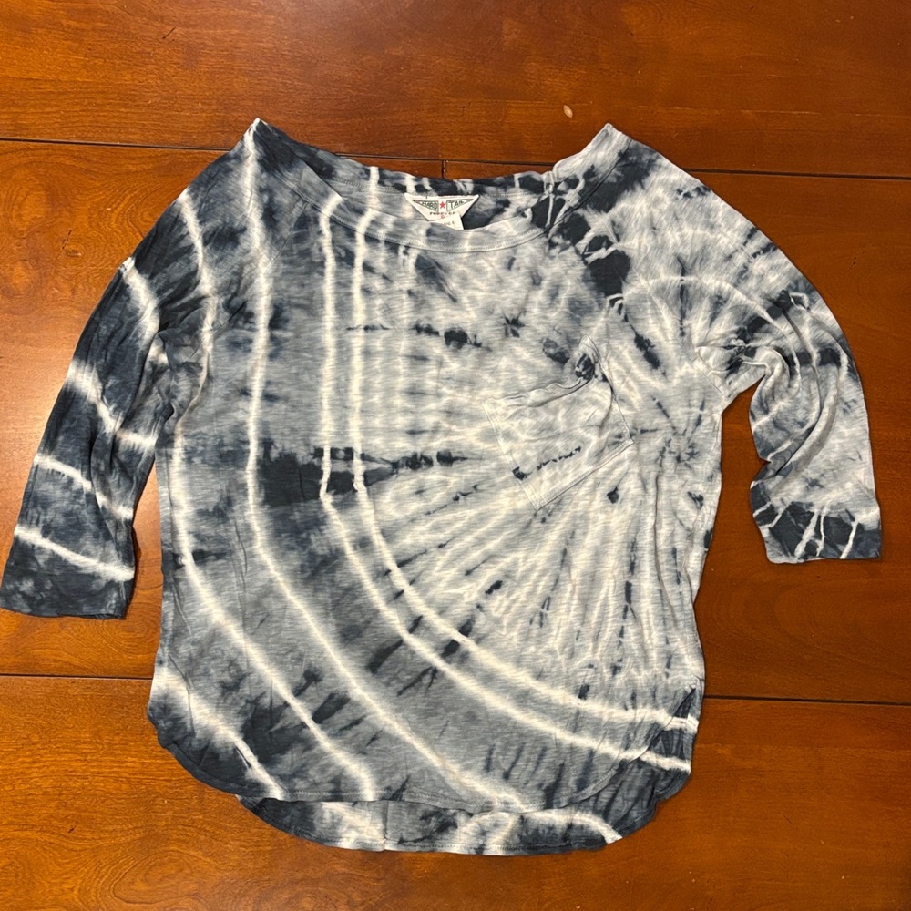 Hard Tail Tie-Dye Women's Top - Black and White. Sz: S. NWT